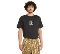 Timberland Ss Stack Camo Tee Black Größe: XS | Bedruckte T-Shirts Outlet | Herren | Schwarz