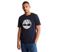 Timberland SS Tree Logo T Herren T-Shirt Shirt TB0A2C6S blau, Bekleidungsgröße:M