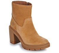 Timberland Womens Mid Zip UP Boot rust suede 8 Wide Fit