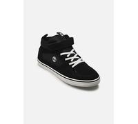 Timberland Kids Mid Hook & Loop Sneaker black suede 4.5