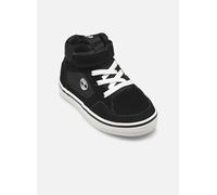 Timberland Kids Mid Hook & Loop Sneaker black suede 7.5
