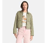 Timberland - Strafford Bomberjacke aus gewaschenem Canvas für Damen in Grün, Damen, Grün, Größe: L
