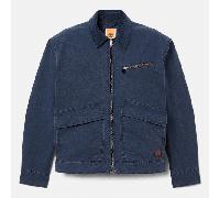 Timberland - Strafford Jacke aus gewaschenem Canvas für Herren in Dunkelblau, Herren, Blau, Größe: XXL