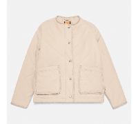 Timberland - Strapazierfähige, wasserabweisende Steppjacke für Damen in Beige, Damen, Beige, Größe: XL