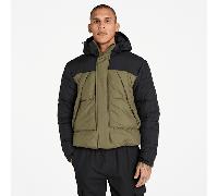 Timberland - Strapazierfähige, wasserabweisende Steppjacke für Herren in Schwarz/Dunkelgrün, Herren, Grün, Größe: S