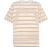 Timberland Stripe Tee vtg wht-ash ros L