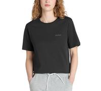 Timberland Damen Shirt Short-Sleeve Embroidered Logo Tee TB0A2PUP Black-XL