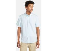 Timberland T-Shirt Lovell Lake TFO Cotton/Linen Short Sleeve Shirt 0A2DQZ Skyway-S