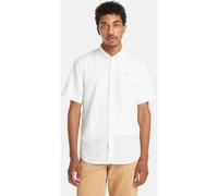 Timberland T-Shirt Lovell Lake TFO Cotton/Linen Short Sleeve Shirt 0A2DQZ White-L