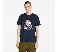 Timberland - T-Shirt mit saisonalem, grafischem Baum-Logo für Herren in Dunkelblau, Herren, Blau, Größe: S