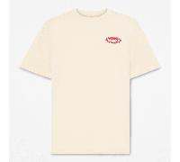 Timberland - T-Shirt mit Tankstellen-Grafik für Herren in Beige, Herren, Beige, Größe: 3XL