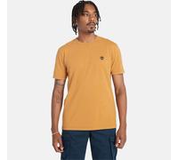 Timberland T-Shirt Oyster River TFO Logo Garment Dyed Short Sleeve Tee 0A2ED2 Wheat Boot-S