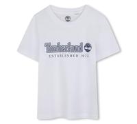 Timberland T60212 T-Shirt für Jungen, Marineblau-weiß, 14 Jahre