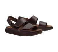 Timberland Mens Backstrap Sandal dk brn f grain 10