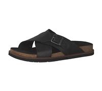 Timberland Sandalen Amalfi Vibes Cross Slide Leder Schwarz Herren Größe 43