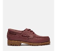 Timberland - Timberland and HIGHSNOBIETY Bootsschuh mit drei Ösen und Profilsohle für Herren in Dunkelrot, Herren, Rot, Größe: 44