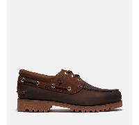 Timberland - Timberland Authentic 3-Ösen-Bootsschuhe für Herren in Dunkelbraun, Herren, Braun, Größe: 43.5