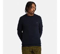 Timberland - Timberland Cohas Brook Rundhalspullover aus Merinowolle für Herren in Dunkelblau, Herren, Blau, Größe: M