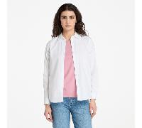 Timberland - Timberland Oxford-Langarmhemd für Damen in Weiß, Damen, Weiß, Größe: XS