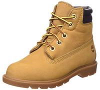 Timberland Unisex 6in Water Resistant Basic (Junior) Fashion Boot, Wheat, 38 EU