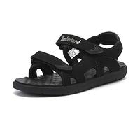 Timberland Unisex-Kinder Perkins Row-2-Strap Sandalen, Schwarz (Black Xv0), 30 EU - NA / 30 EU