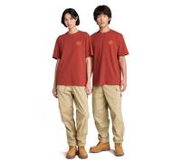 Timberland - All Gender Gewaschenes T-Shirt mit Boot Lab-Grafik am Rücken in Rot, Mann, Rot, Größe: S