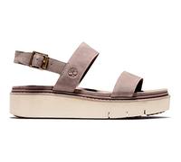 Timberland W Safari Dawn 2-Band Sandal Grau, Damen Sandale, Größe EU 38 - Farbe Taupe Gray