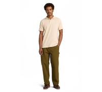Timberland Waffle Short Sleeve Polo Natural Größe: S | Poloshirts Outlet | Herren