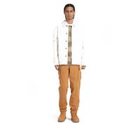 Timberland Washed Canvas Chore Jacket Vintage White Größe: L | Leichte Jacken Outlet | Herren | Weiß