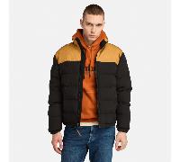Timberland - Wasserabweisende Welch Mountain Steppjacke für Herren in Gelb/Schwarz, Herren, Schwarz, Größe: XXL