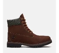 Timberland - Wasserdichter Timberland Heritage 6-Inch Boot für Herren in Dunkelbraun/Gelb, Herren, Braun, Größe: 43.5