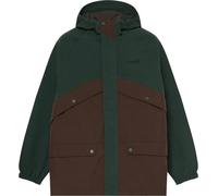 Timberland Mens Waterproof Archive Inspired Shell Parka scarab/mole L