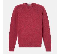 Timberland - Williams River Baumwollpullover mit Raglanärmeln und Rundhalsausschnitt für Herren in Burgunderrot, Herren, Burgunderrot, Größe: M