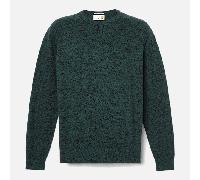 Timberland - Williams River Baumwollpullover mit Raglanärmeln und Rundhalsausschnitt für Herren in Dunkelgrün, Herren, Grün, Größe: M