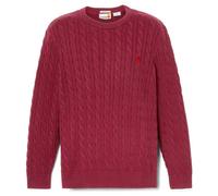 Timberland - Williams River Cable Crewneck Sweater - Pullover, Gr. L, rot (Burgundy)