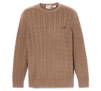 Timberland Mens Cable Crewneck Sweater chocolate chip XXL
