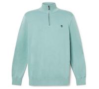 Timberland - Williams River Cotton YD 1/4 Zip Sweater - Pullover, Gr. L, türkis (SilverBlue)