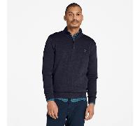 Timberland Mens Cotton YD 1/4 Zip Sweater dk sph/dk denim S