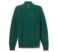 Timberland Mens Textured 1/4 Zip Swetaer green gables M