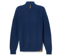 Timberland - Williams River Textured 1/4 Zip Sweater - Pullover, Gr. XL, blau (Peacoat)