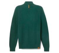 Timberland Mens Textured 1/4 Zip Swetaer green gables XL