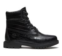 Timberland Womens 6 Inch Lace UP Boot blk full grain 7 Wide Fit