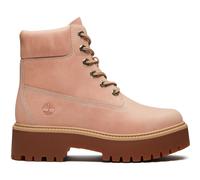 Schnürboots TIMBERLAND "STONE STREET - 6 INCH LACE UP BOOT", Damen, Gr. 38,5, rosa (light pink full grain), Leder, Schuhe Schnürboots (11174202-38,5) light pink full grain