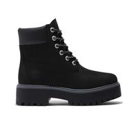 Timberland Womens 6 Inch Lace UP Waterproof Boot jet black 9 Wide Fit