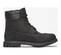 Timberland Womens 6 Inch Warm Lined Waterproof Boot black 8 Wide Fit