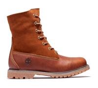 Winterboots TIMBERLAND "TIMBERLAND AUTHENTICMID WARM LINED WATERPROOF BOOT", Gr. 42, schwarz braun, Leder, Schuhe, Snowboots, Winterstiefel, Winterschuhe, wasserdicht und gefüttert, Topseller (8251834