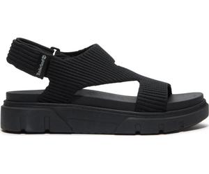 Timberland Women's Backstrap Sandal Black Knit 39