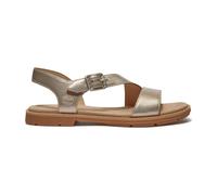 Timberland Womens Backstrap Sandal gold metallic 8 Wide Fit