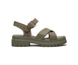 Timberland Womens Backstrap Sandal lt tpe f grain 7 Wide Fit