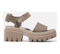 Timberland Womens Backstrap Sandal lt tpe nubuck 8 Wide Fit